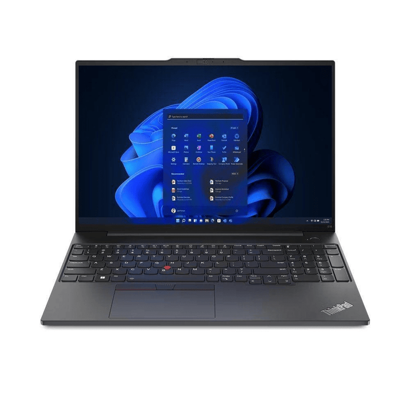 Lenovo ThinkPad E16 G1 16-inch WUXGA Laptop - Intel Core i7-1355U 512GB SSD 8GB RAM Win 11 Pro 21JN000RZA