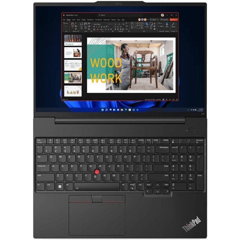 Lenovo E16 16-inch WUXGA Laptop - AMD Ryzen 5 7530U 512GB SSD 8GB RAM Win 11 Pro 21JT002RZA