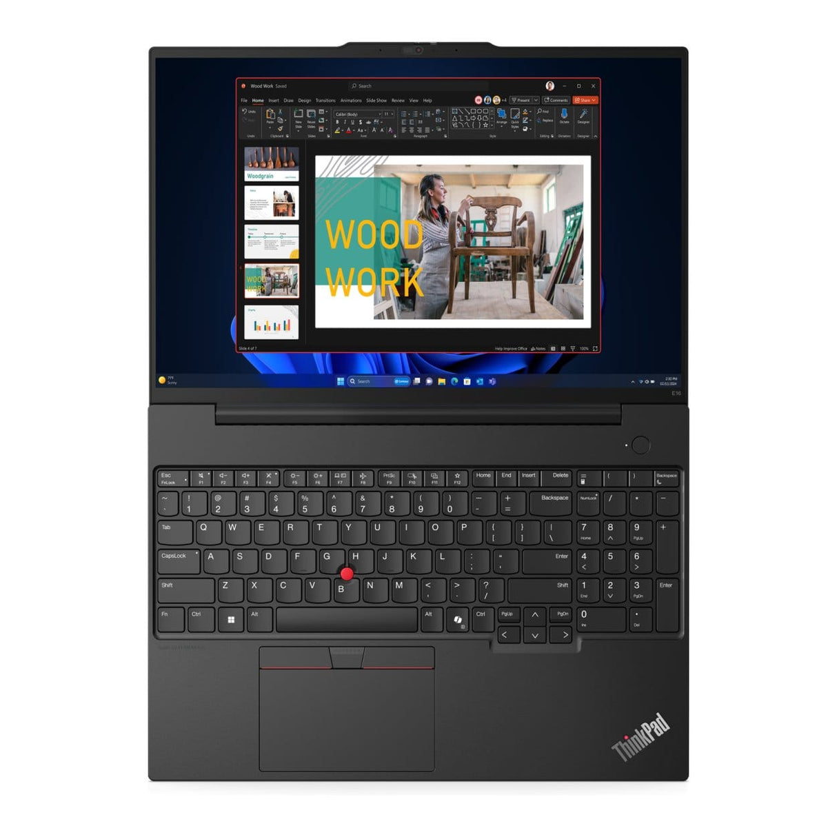 Lenovo ThinkPad E16 G2 16-inch WUXGA Laptop - Intel Core Ultra 7 155U 512GB SSD 16GB RAM Win 11 Pro