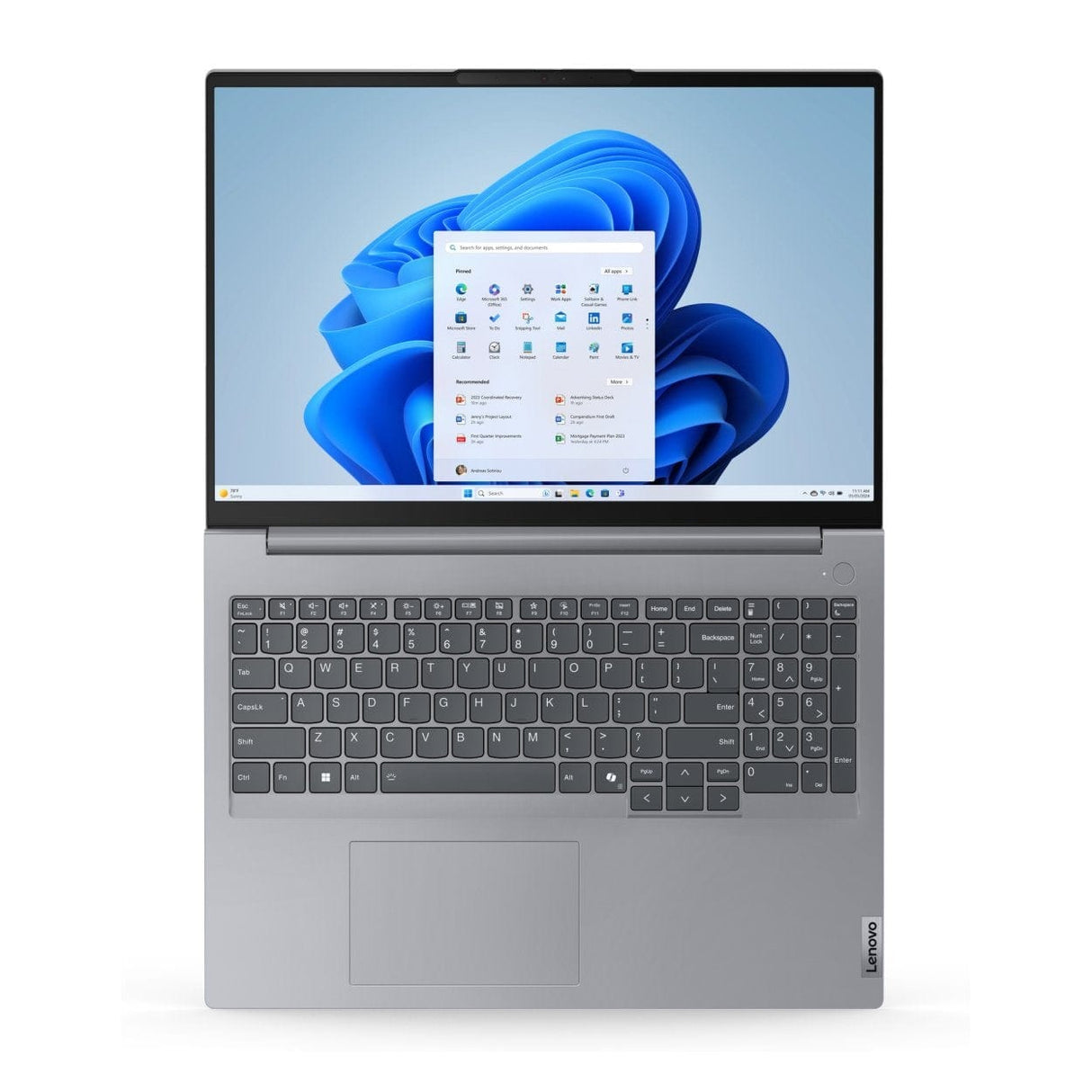 Lenovo ThinkBook 16 G7 ARP 16-inch WUXGA Laptop - AMD Ryzen 5 7535HS 512GB SSD 16GB RAM Win 11 Pro