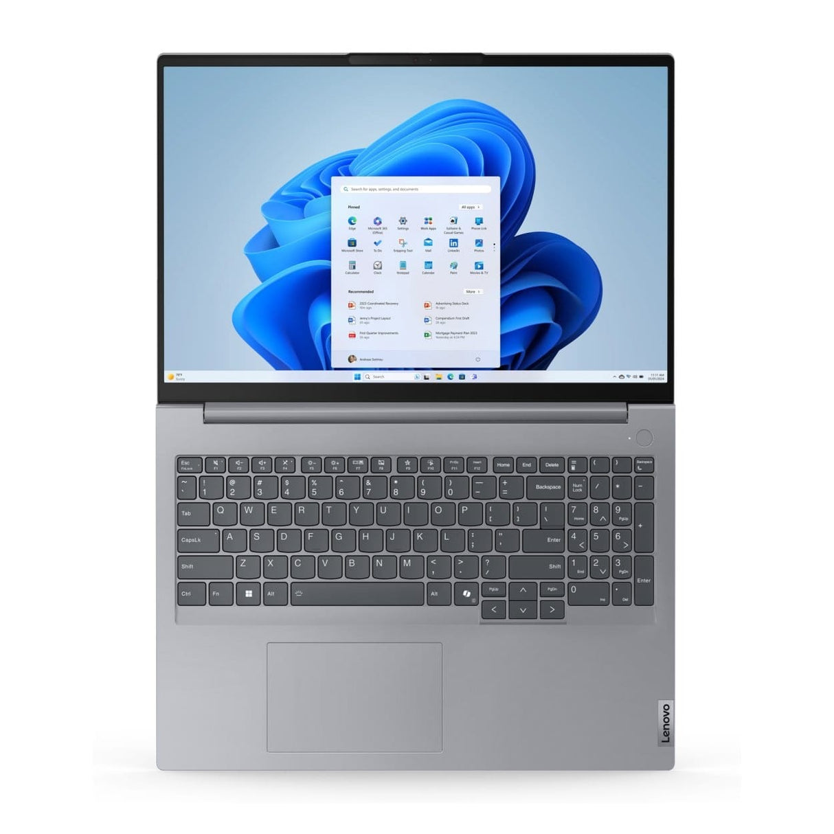 Lenovo ThinkBook 16 G7 ARP 16-inch WUXGA Laptop - AMD Ryzen 5 7535HS 512GB SSD 16GB RAM Win 11 Pro