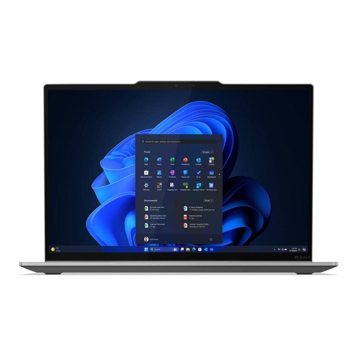 Lenovo ThinkPad X1 G10 Aura Edition 14-inch WUXGA AI 2-in-1 Laptop - Intel Core Ultra 7 258V 1TB SSD 32GB RAM Win 11 Pro