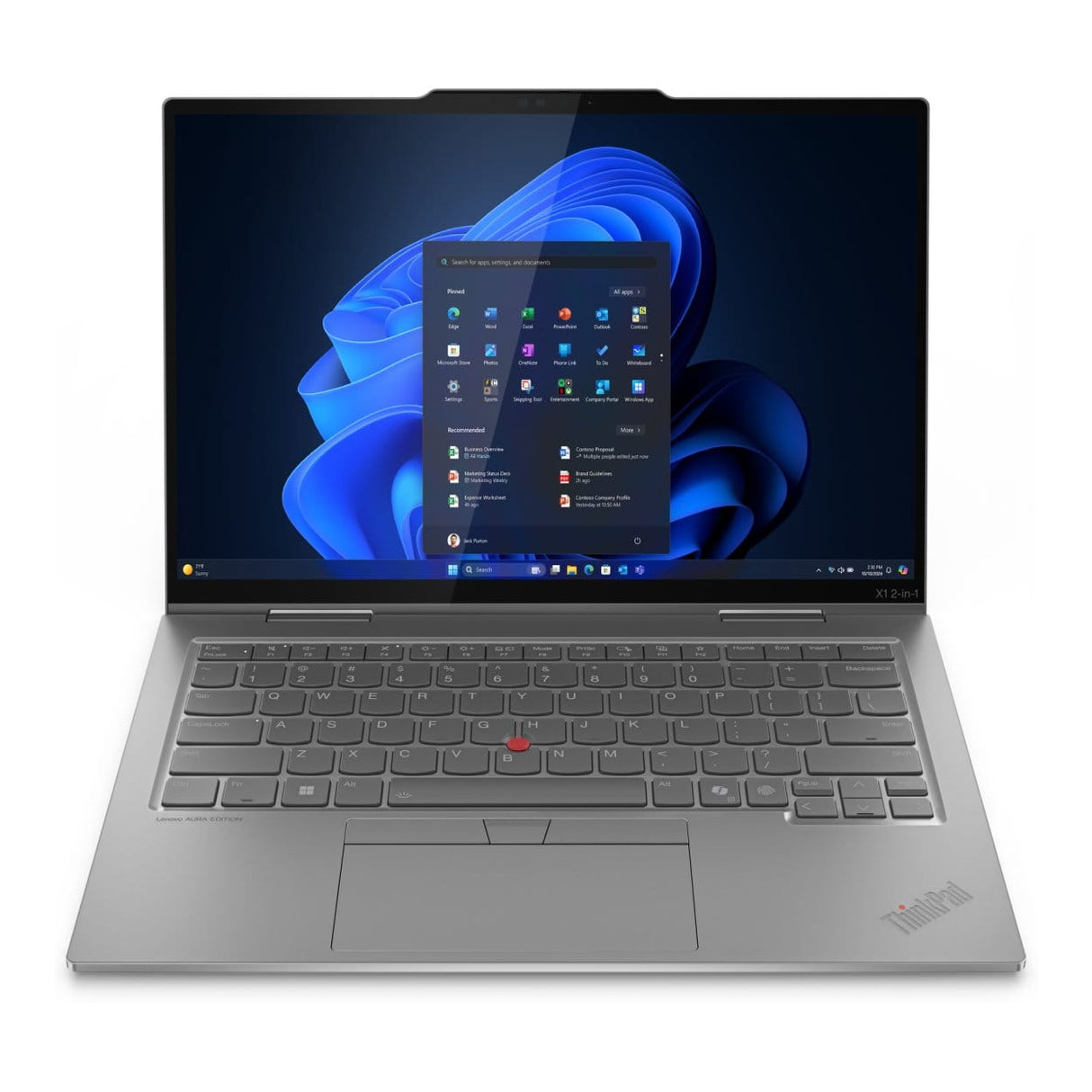 Lenovo ThinkPad X1 G10 Aura Edition 14-inch WUXGA AI 2-in-1 Laptop - Intel Core Ultra 7 258V 1TB SSD 32GB RAM LTE Win 11 Pro