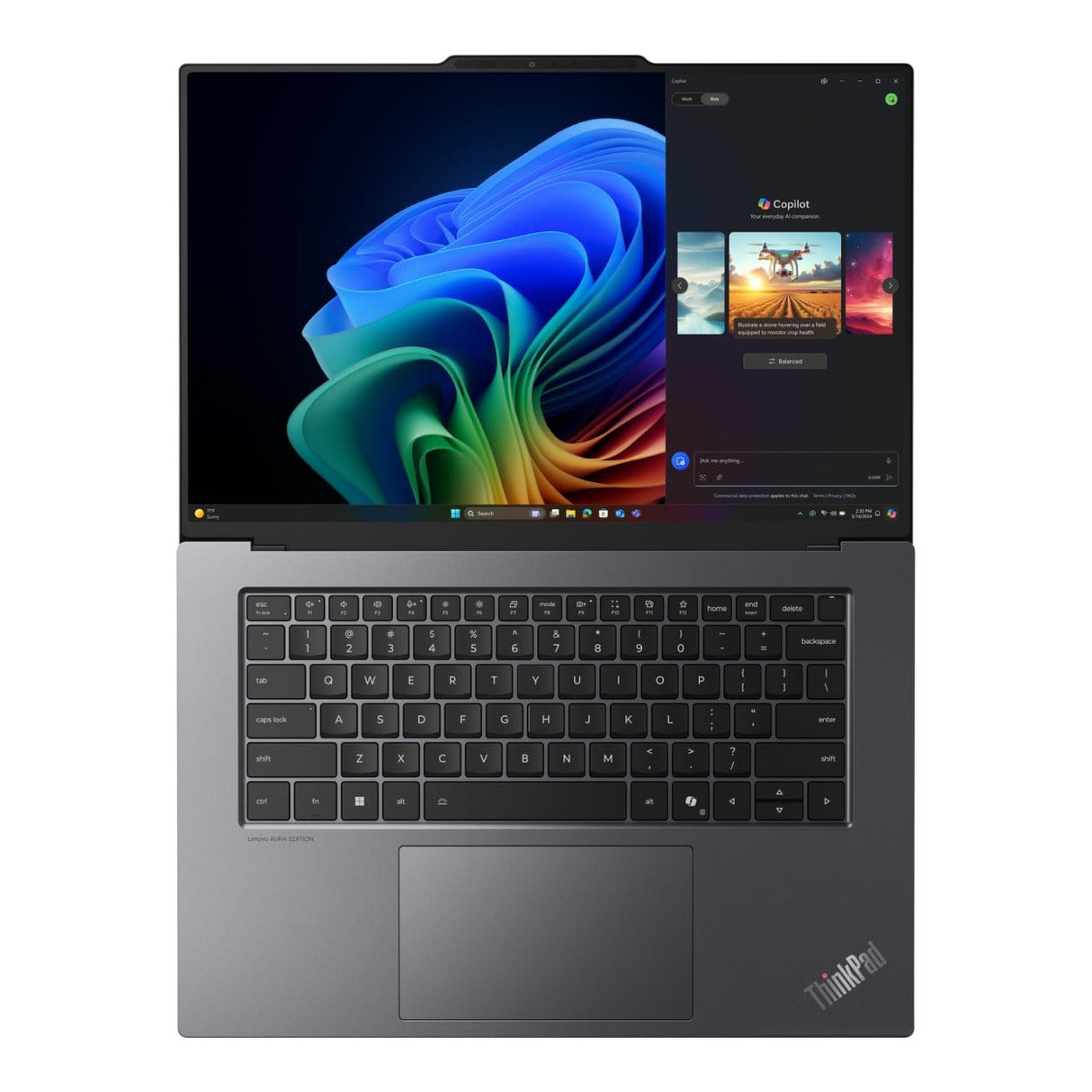 Lenovo ThinkPad X9-15 G1 Aura Edition 15.3-inch 2.8K OLED AI Laptop - Intel Core Ultra 7 258V 2TB SSD 32GB RAM Win 11 Pro
