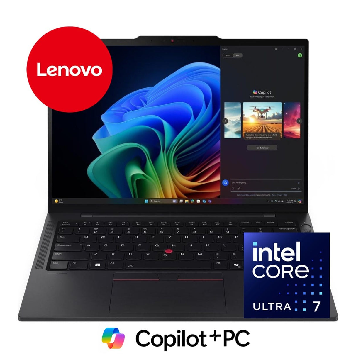 Lenovo ThinkPad T14s G6 14-inch WUXGA AI Laptop - Intel Core Ultra 7 258V 1TB SSD 32GB RAM 5G Win 11 Pro