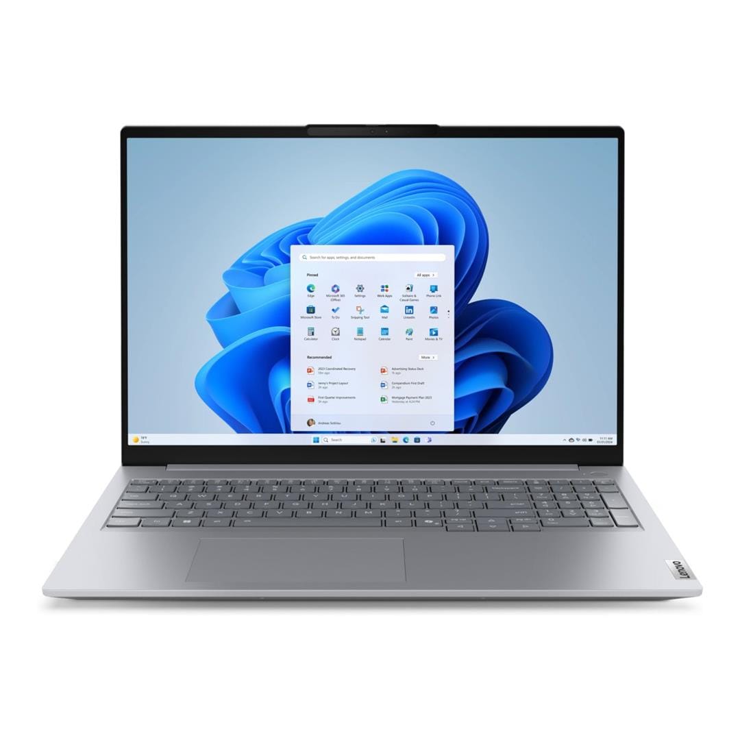 Lenovo ThinkBook 16 G8 IRL 16-inch WUXGA Laptop - Intel Core 5 210H 512GB SSD 16GB RAM Win 11 Pro