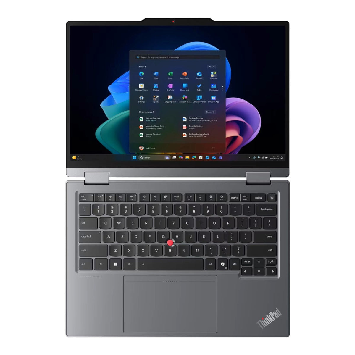 Lenovo ThinkPad X1 G11 Aura Edition 14-inch WUXGA AI 2-in-1 Laptop - Intel Core Ultra 7 355 1TB SSD 32GB RAM LTE Win 11 Pro
