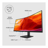 HP P34hc G4 34-inch 3440 x 1440p WQHD 21:9 100hz 5ms VA Curved Monitor 21Y56AA