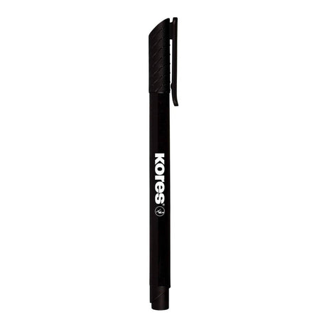 Kores K-Marker P1 Fine Tip Permanent Marker 12-pack Black 22100