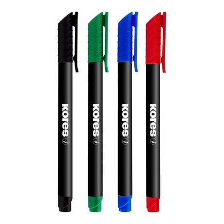 Kores K-Marker P1 Fine Tip Permanent Marker 4-pack 22140