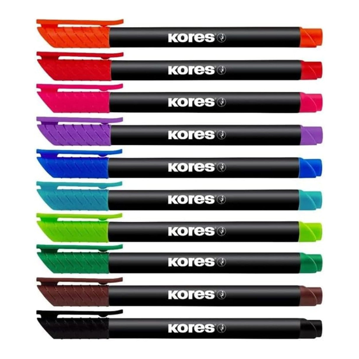 Kores K-Marker P1 Fine Tip Permanent Marker 10-pack 22141