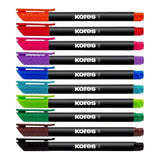 Kores K-Marker P1 Fine Tip Permanent Marker 10-pack 22141
