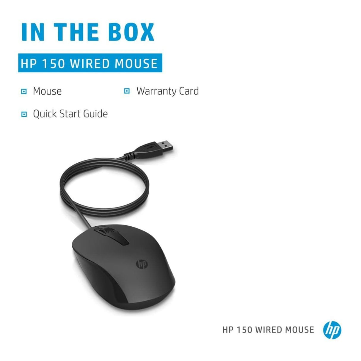 HP 150 USB Wired Mouse 240J6AA