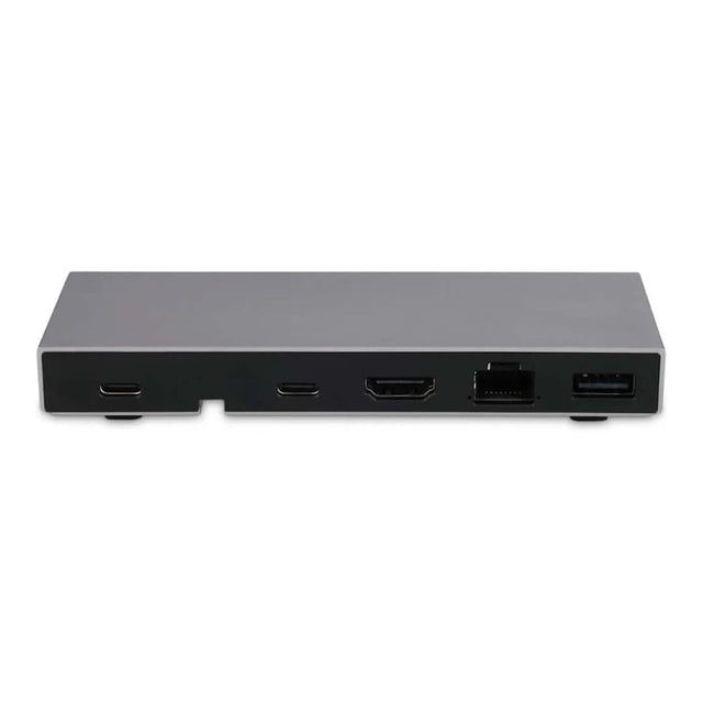 LMP Compact Dock 2 6-in-1 Type-C Ethernet Docking Station Grey 24418