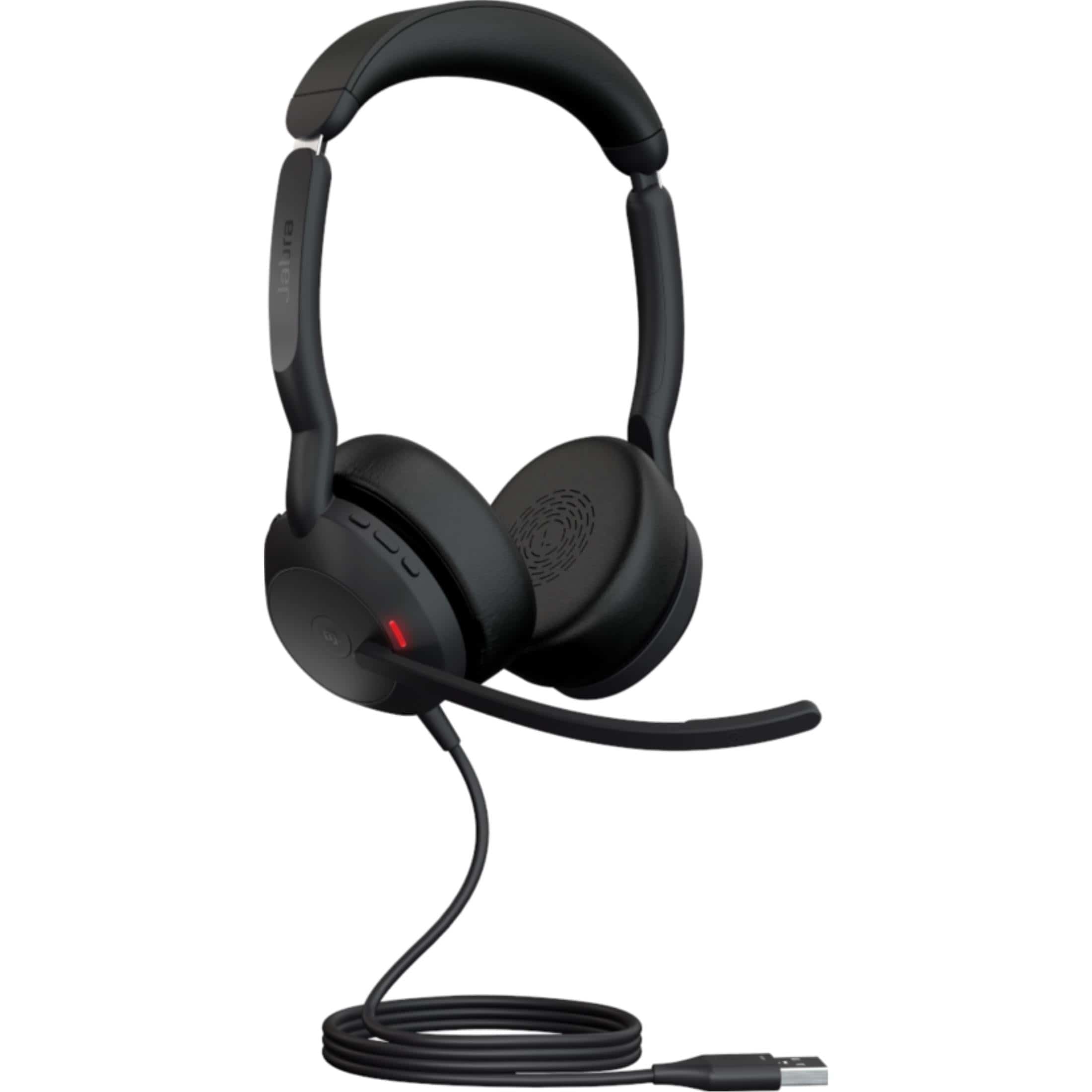 Jabra Evolve2 50 Wired USB-A Stereo Headset Black 25089-999-999