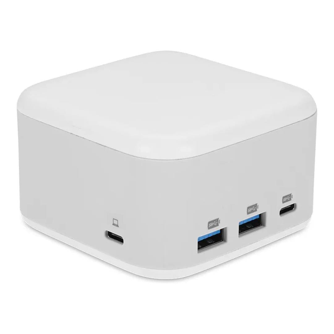 LMP PowerDock 5-port GaN Type-C Adapter Silver White 25186