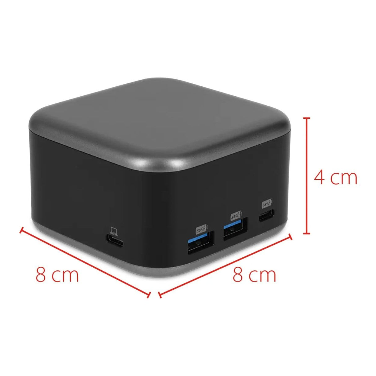 LMP PowerDock 5-port GaN Type-C Adapter Black Grey 25189