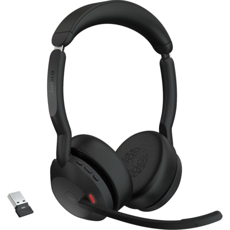 Jabra Evolve2 55 Wireless USB-A Stereo Headset Black 25599-989-989