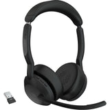 Jabra Evolve2 55 Wireless USB-A Stereo Headset Black 25599-989-989