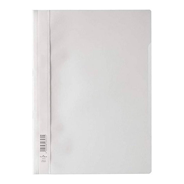 Durable Clear View A4 Project Folder Document File 50-pack White 257302