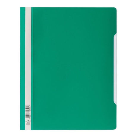 Durable Clear View A4 Project Folder Document File 50-pack Green 257305