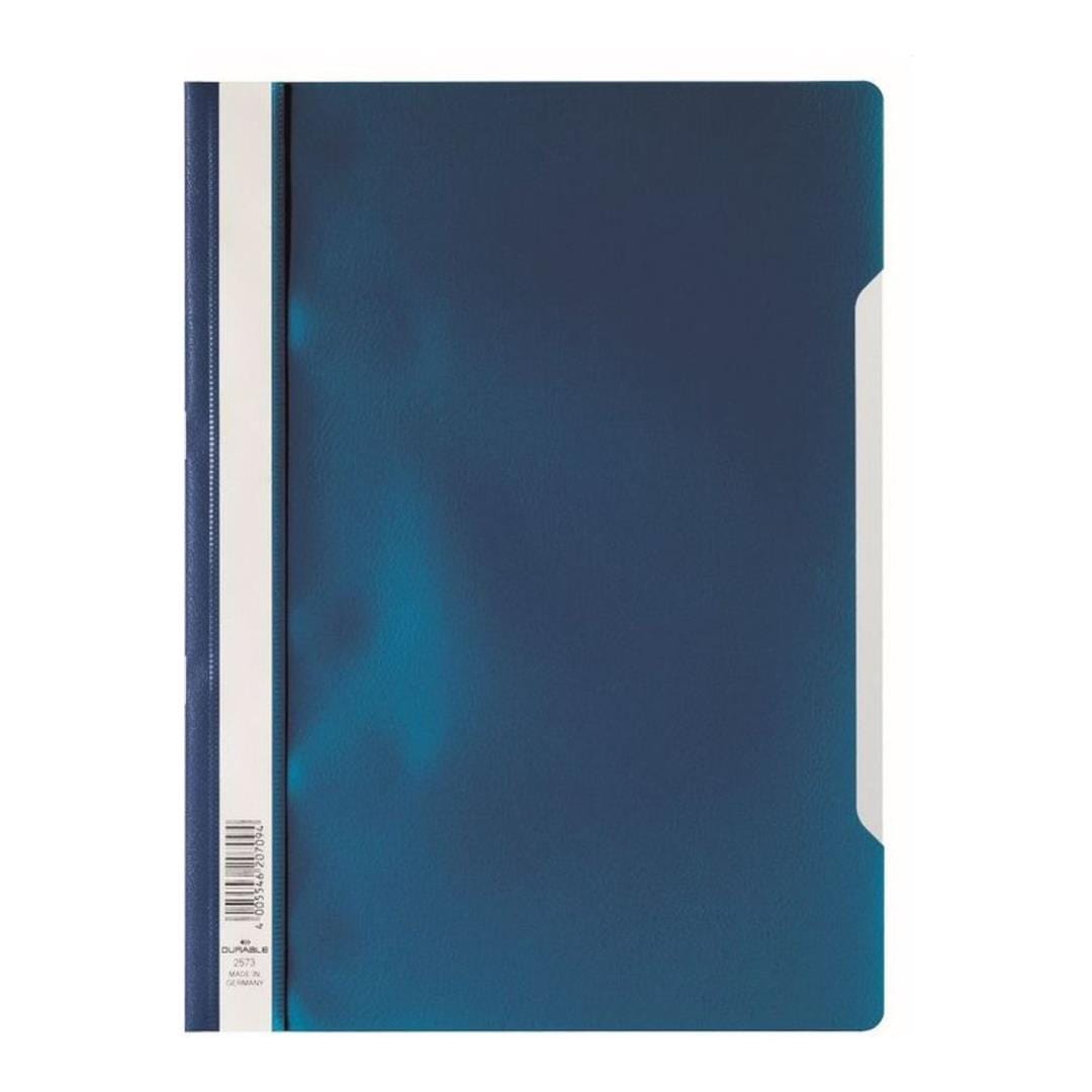 Durable Clear View A4 Project Folder Document File 50-pack Dark Blue 257307