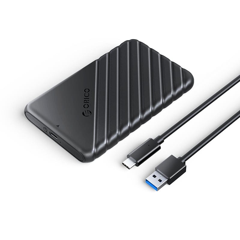 Orico 2.5-inch USB3.1 Gen1 Type-C to USB-A Hard Drive Enclosure 25PW1-C3-BK-EP-2TB