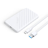 Orico 2.5-inch Gen1 Type-C to Type-A HDD Enclosure White 25PW1-C3-WH-EP