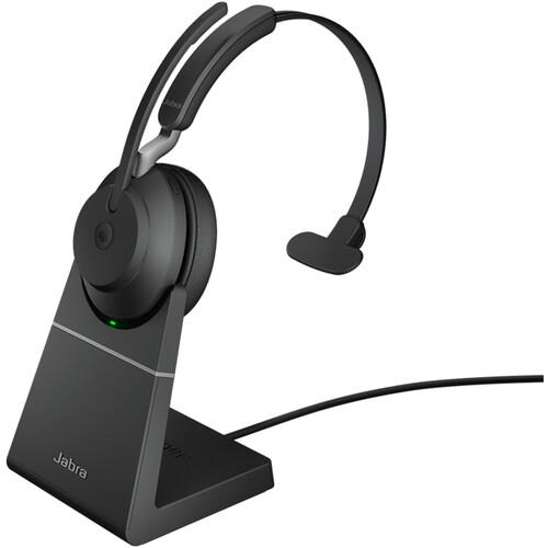 Jabra Evolve2 65 Wireless Mono with Stand Headset Black 26599-899-889