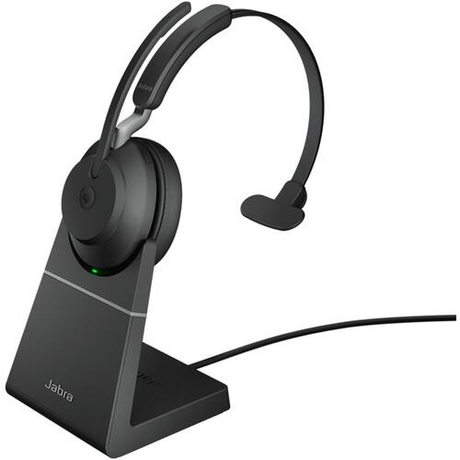 Jabra Evolve2 65 Wireless Mono with Stand Headset Black 26599-899-889