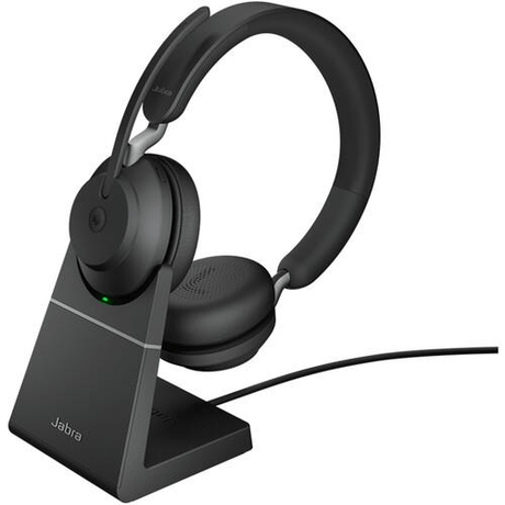 Jabra Evolve2 65 Wireless Stereo Headset with Stand Black 26599-989-989