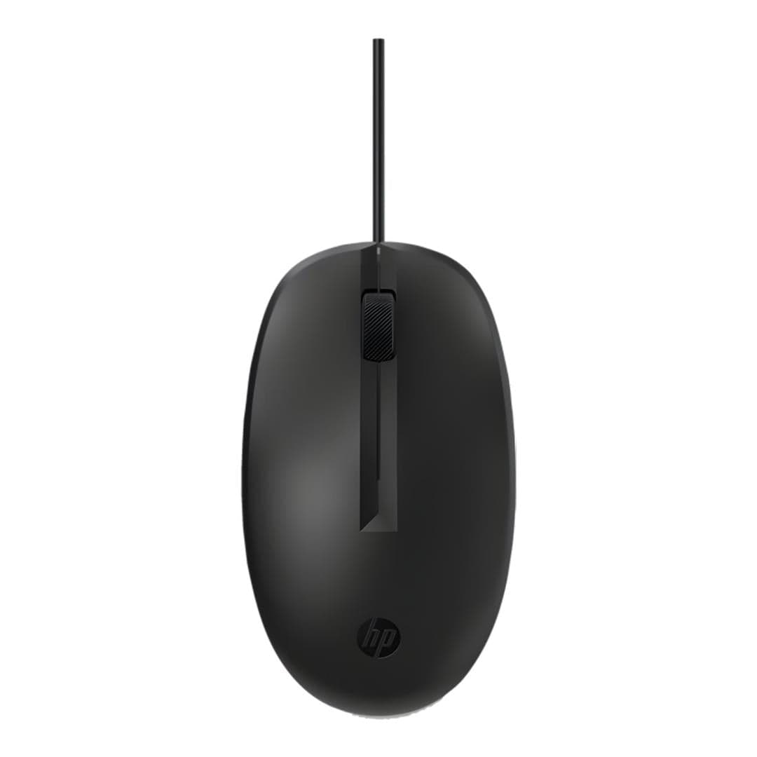 HP 125 USB Wired Mouse Black 265A9UT