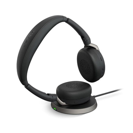 Jabra Evolve2 65 Flex Link380a UC Stereo Headsets with Wireless Charging 26699-989-989