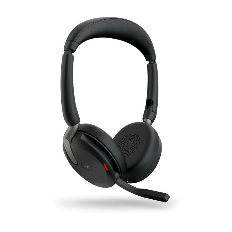 Jabra Evolve2 65 Flex Link380c MS Stereo Headsets with Wireless Charging 26699-999-889