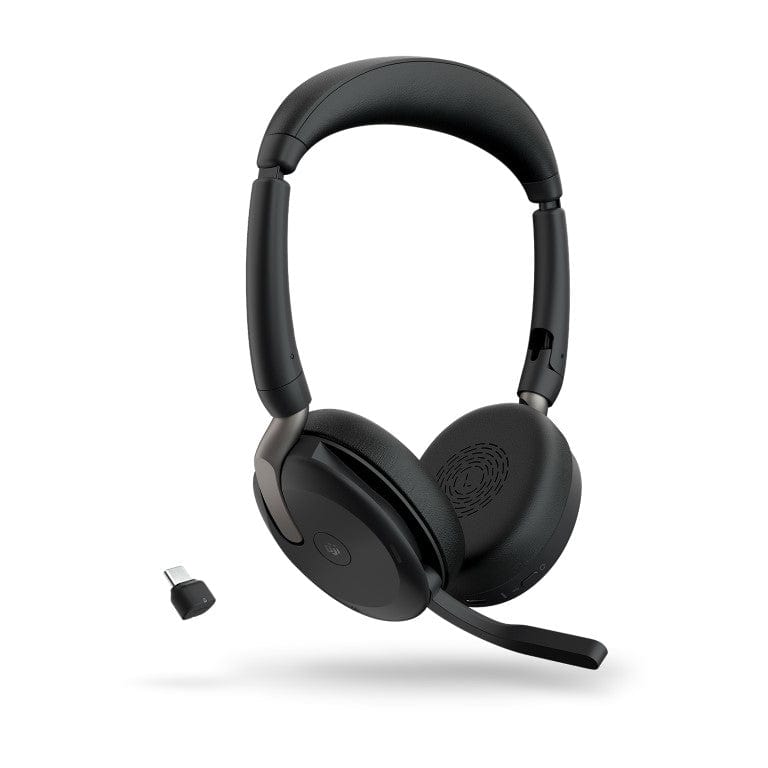 Jabra Evolve2 65 Flex Link380c MS Stereo Headsets with Wireless Charging 26699-999-889