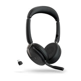 Jabra Evolve2 65 Flex Link380c MS Stereo Headsets with Wireless Charging 26699-999-889