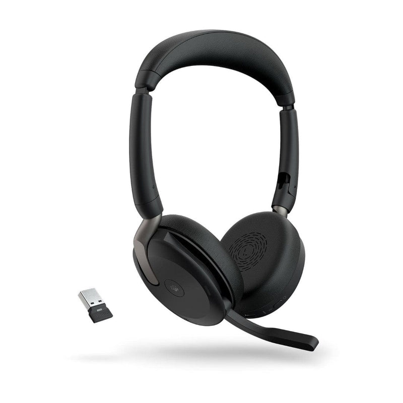 Jabra Evolve2 65 Flex USB-A MS Stereo Headset with Wireless Charging 26699-999-989