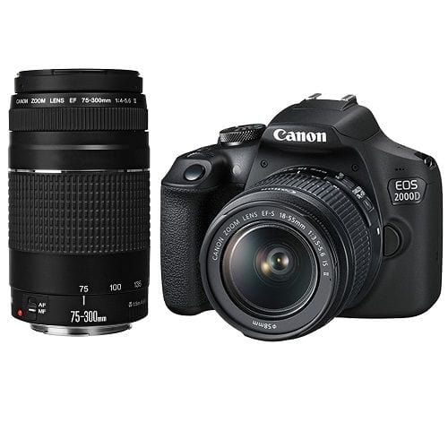 Canon EOS 2000D Double Lens Kit 2728C067 – FirstShop