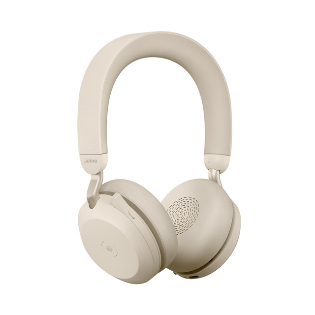 Jabra Evolve2 75 Link 380C Wireless Noise-Canceling Headset Gold Beige 27599-999-898
