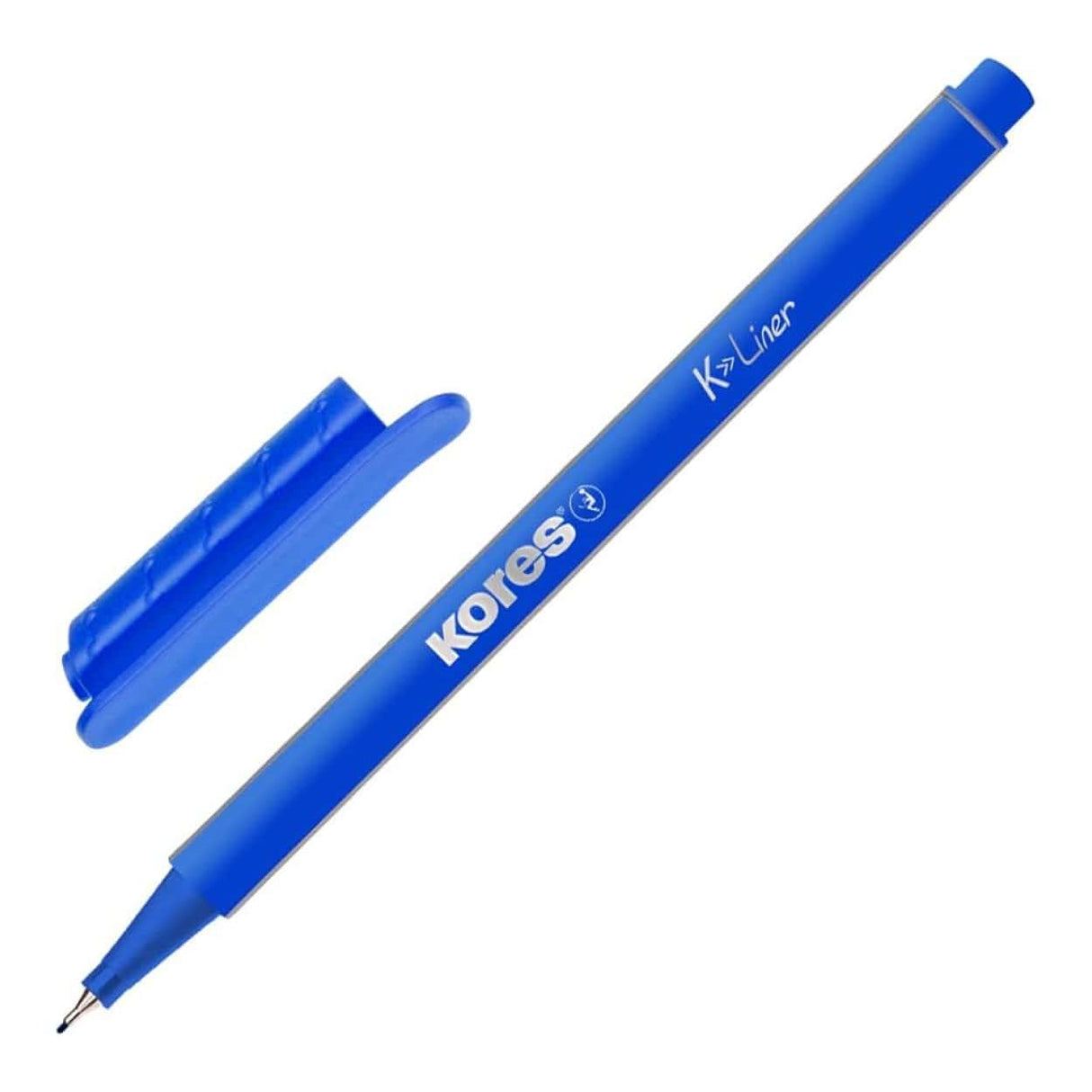 Kores 0,4mm K-Liner Fineliner Metal Tip 12-pack Blue 28101