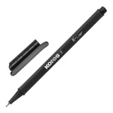 Kores 0,4mm K-Liner Fineliner Metal Tip 12-pack Black 28102
