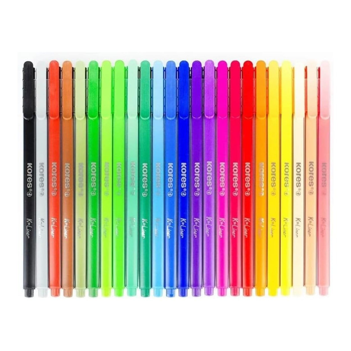Kores 0.4mm K-Liner Metal Tip Fineliner 24-pack 28124