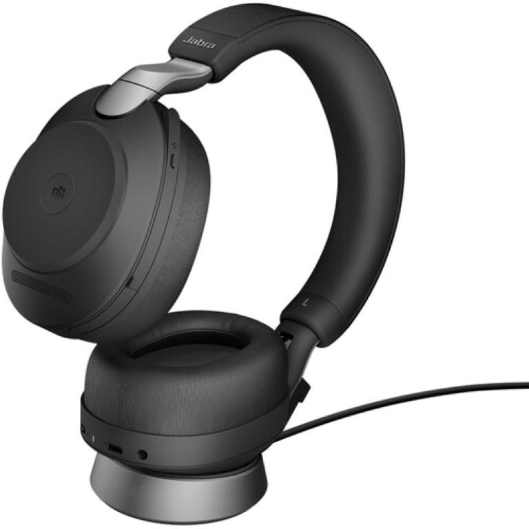 Jabra Evolve2 MS Stereo Headset with Stand Black 28599-999-889