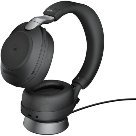 Jabra Evolve2 MS Stereo Headset with Stand Black 28599-999-889