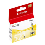 Canon CLI-521Y Yellow Printer Ink Cartridge Original 2936B004 Single-pack