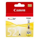Canon CLI-521Y Yellow Printer Ink Cartridge Original 2936B004 Single-pack
