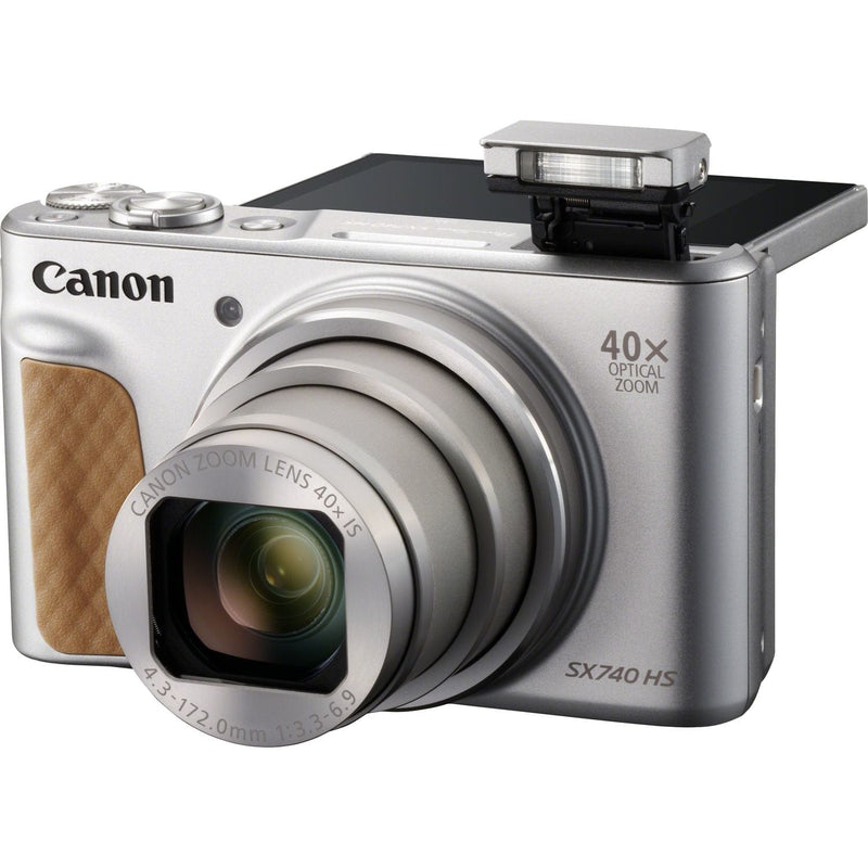Canon PowerShot SX740 HS 20.3 MP Compact Camera Brown Silver 2956C022