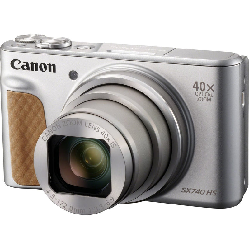 Canon PowerShot SX740 HS 20.3 MP Compact Camera Brown Silver 2956C022