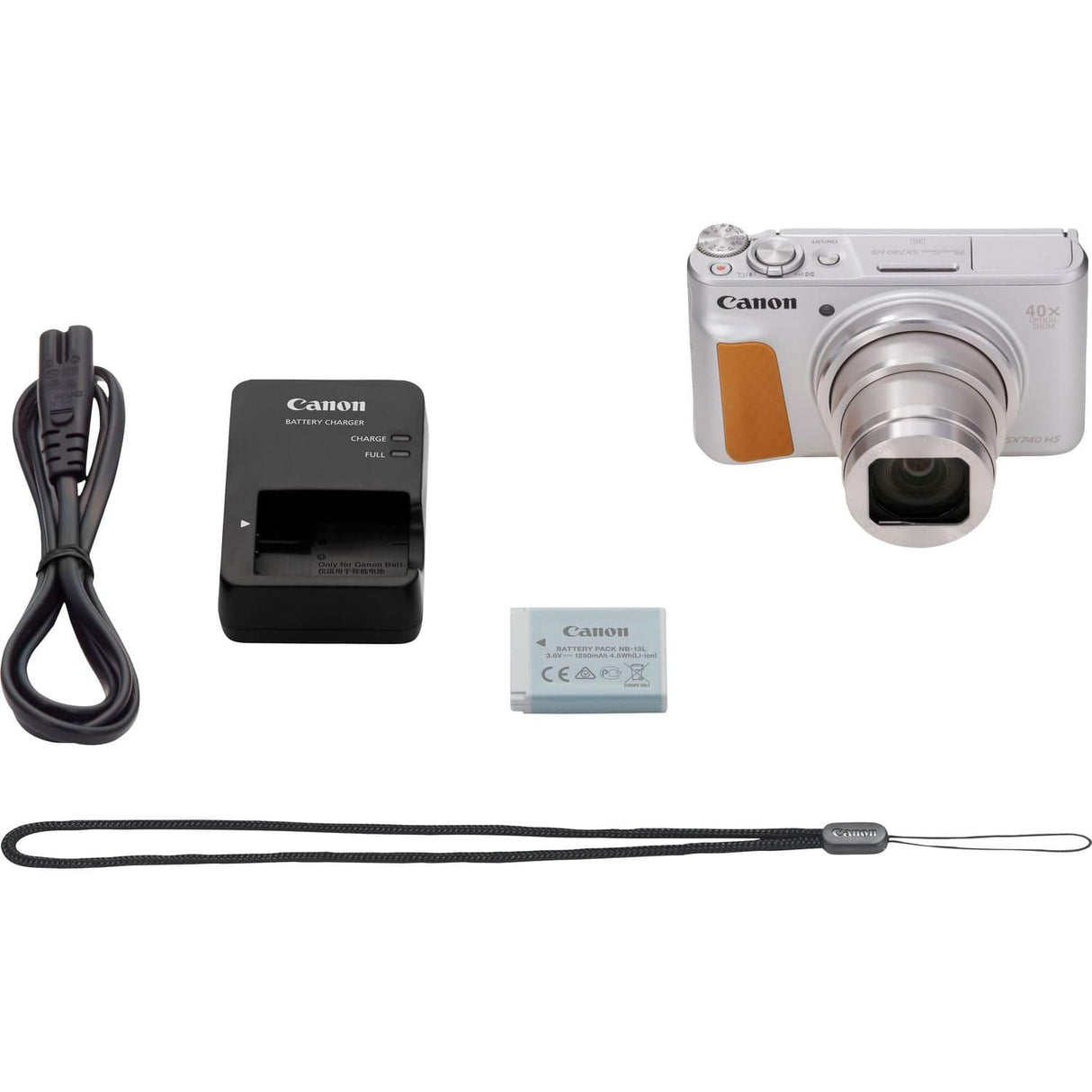 Canon PowerShot SX740 HS 20.3 MP Compact Camera Brown Silver 2956C022