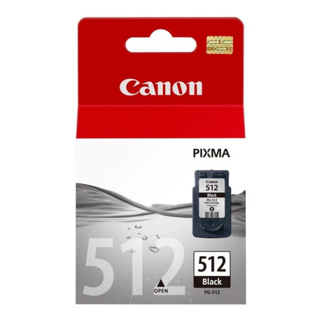 Canon PG-512 Black Printer Ink Cartridge Original 2969B007 Single-pack